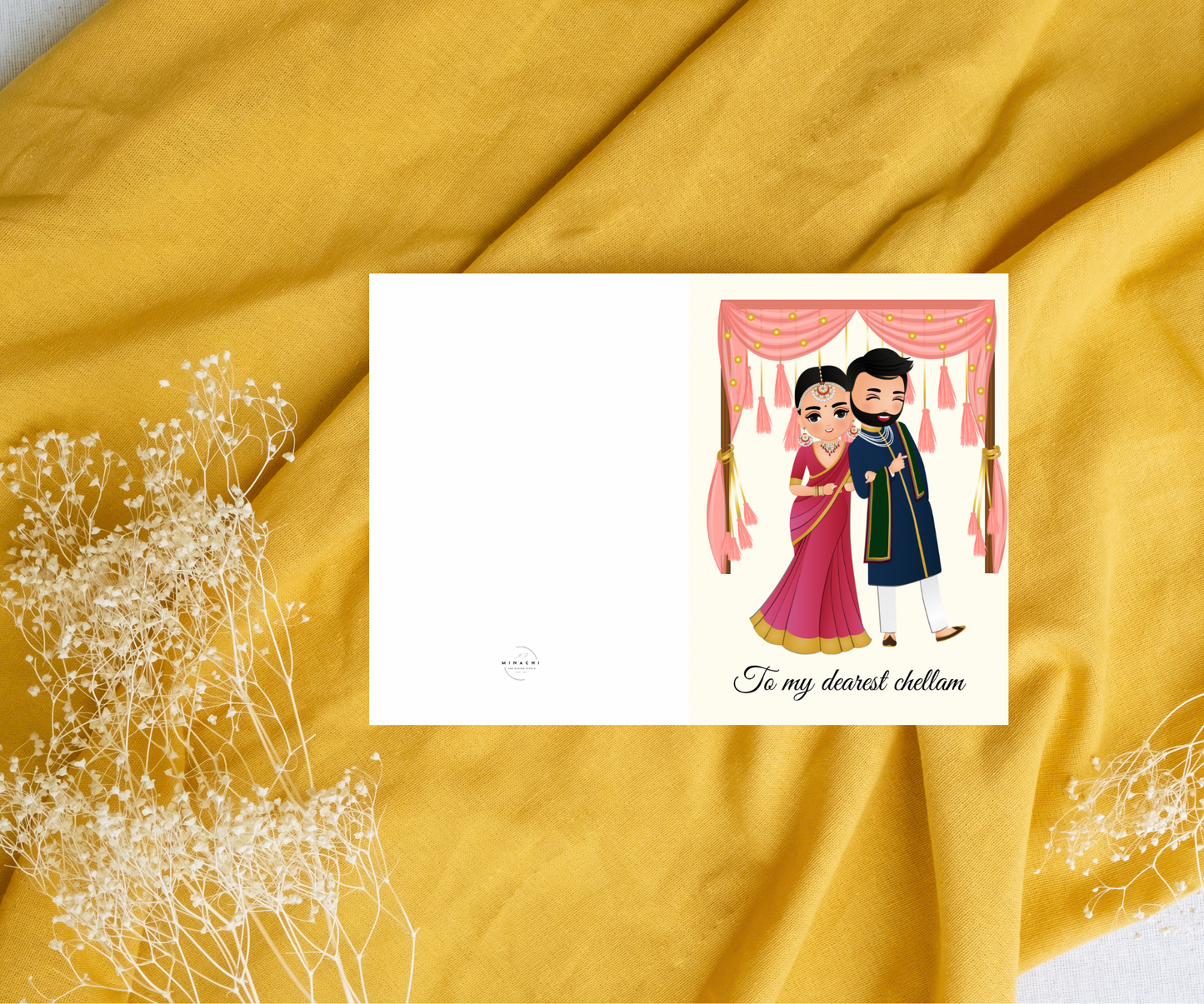 To my dearest chellam | I love you | A6 card | Greeting card | Wedding| Birthday |Anniversary