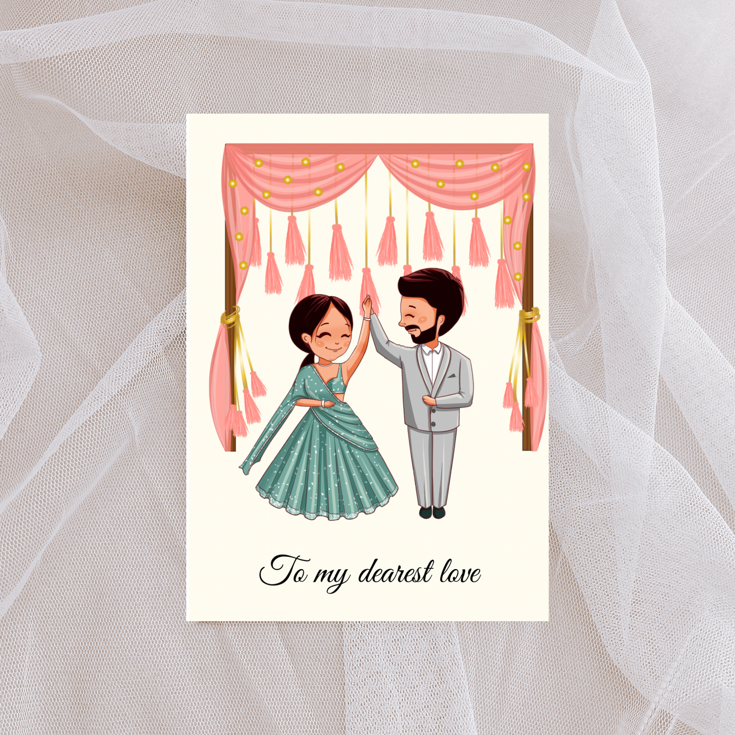 To my dearest love | I love you | A6 card | Greeting card | Wedding| Birthday |Anniversary