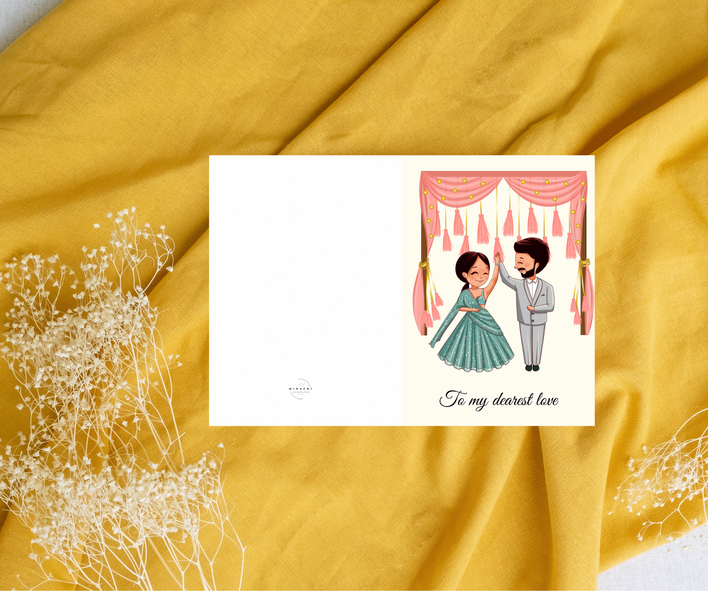 To my dearest love | I love you | A6 card | Greeting card | Wedding| Birthday |Anniversary