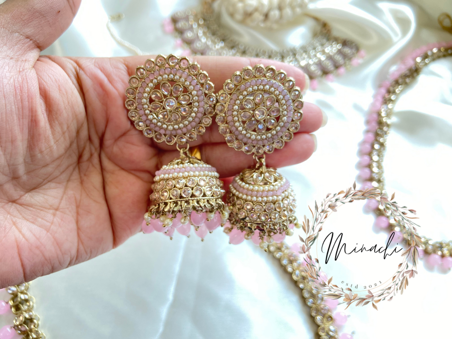 PINK BRIDAL FULL SET
