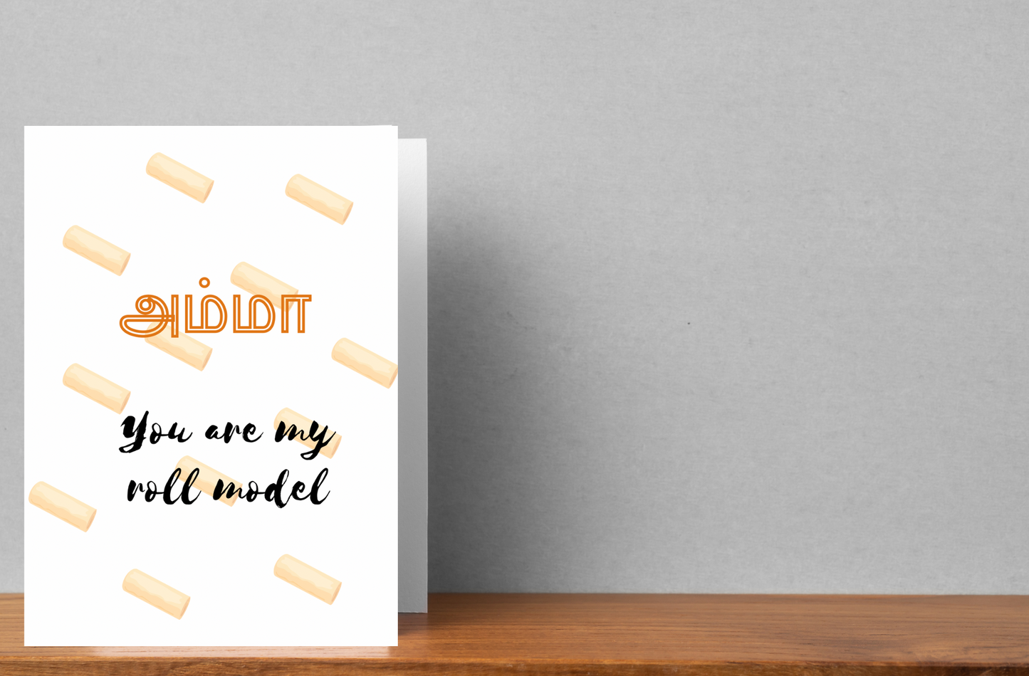 Funny Tamil Card | You are my roll model Card | Amma Card | A6 card | Tamil Greeting card