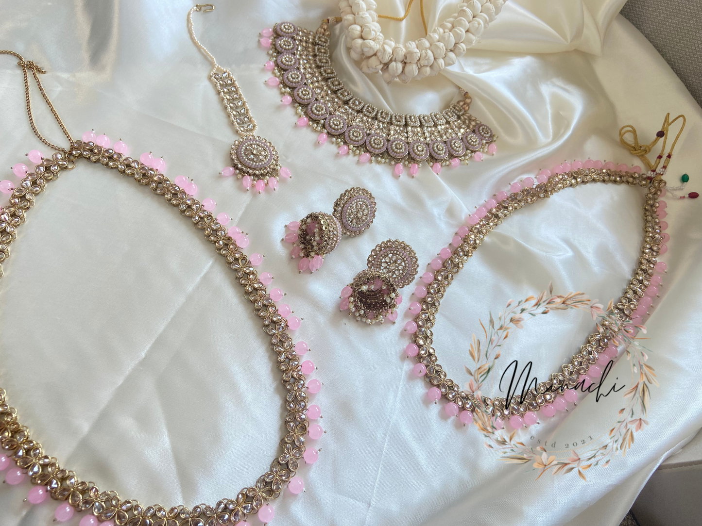 PINK BRIDAL FULL SET