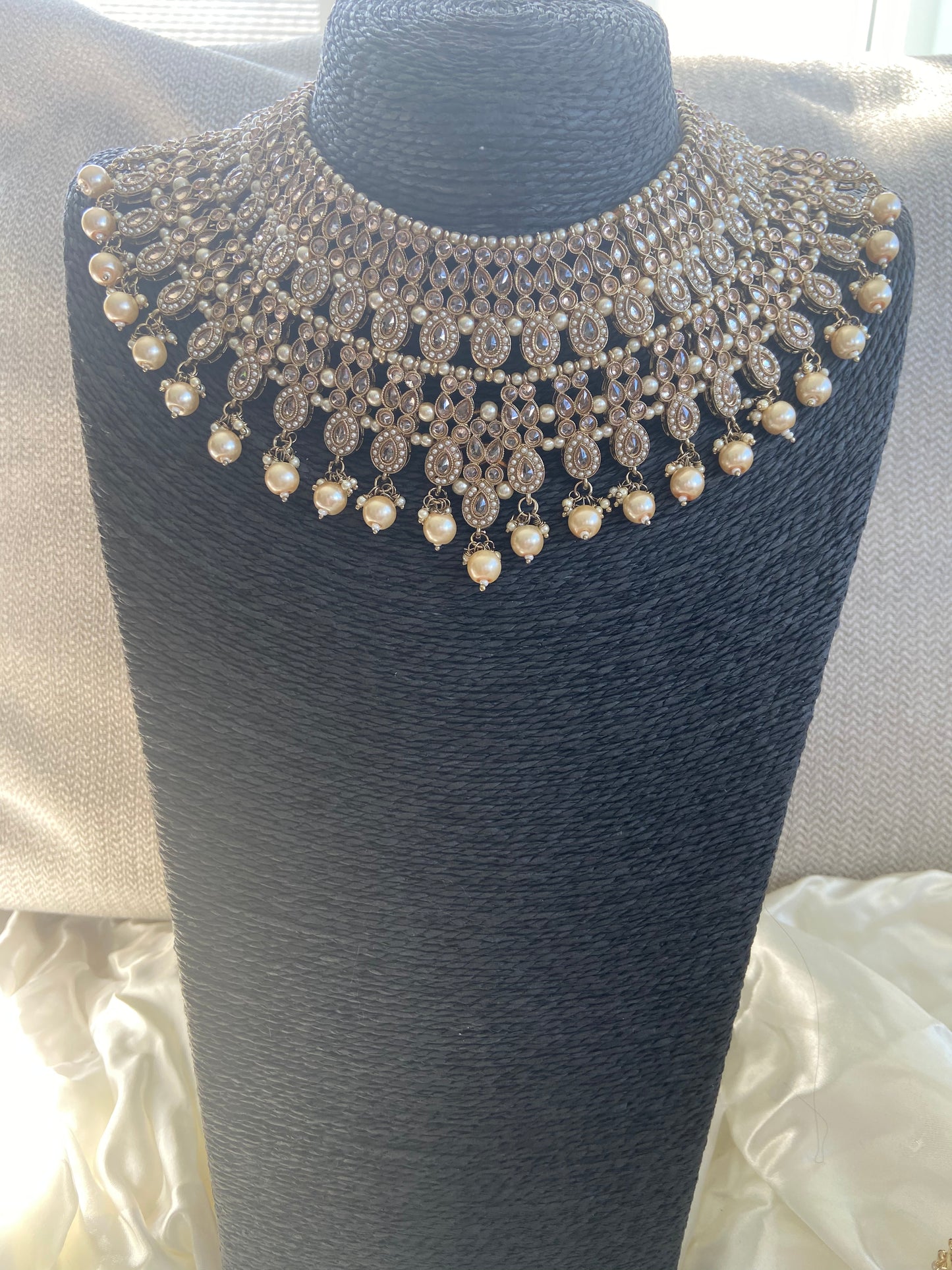 TRANSPARENT YELLOW BRIDAL SET