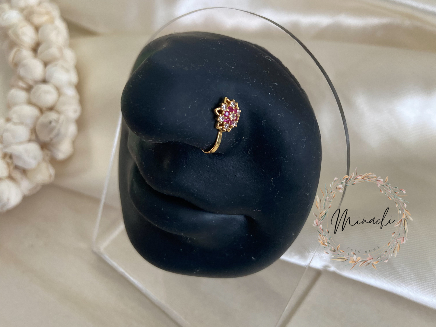 FLORAL NOSE RING
