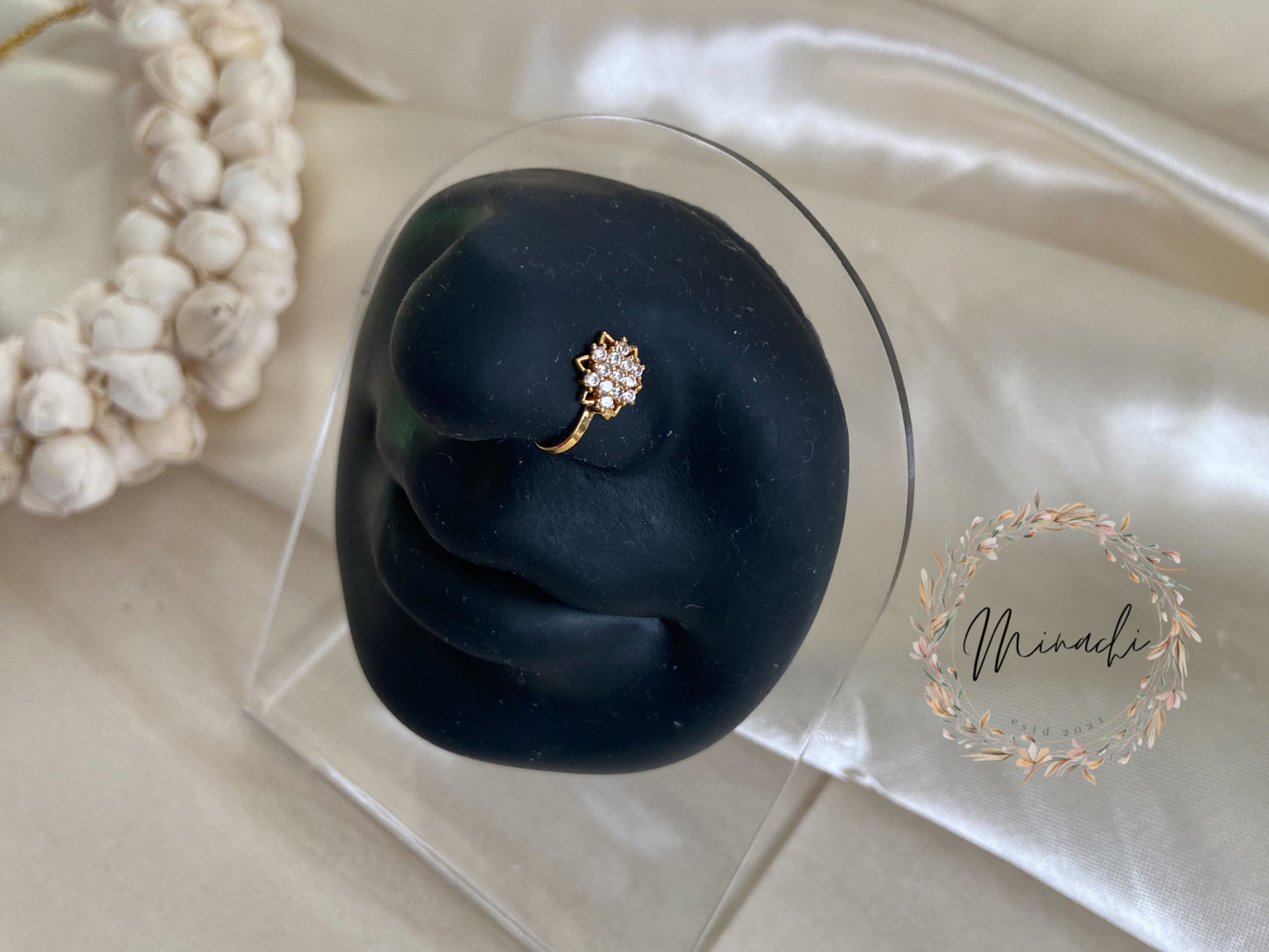 FLORAL NOSE RING