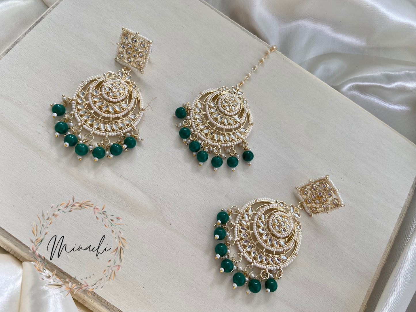 GREEN MAANG TIKKA SET
