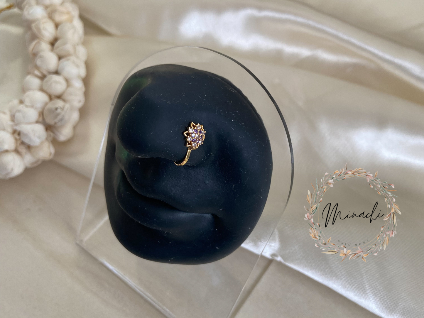 FLORAL NOSE RING