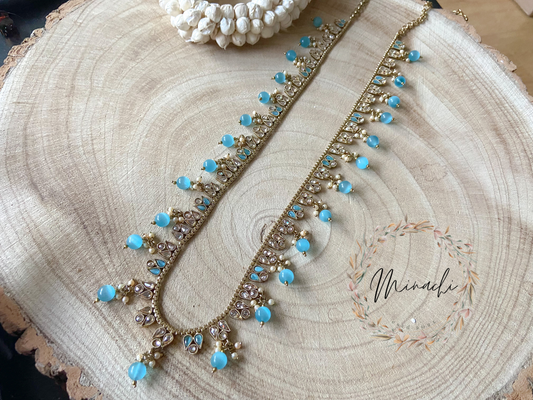 SKY BLUE WAIST CHAIN