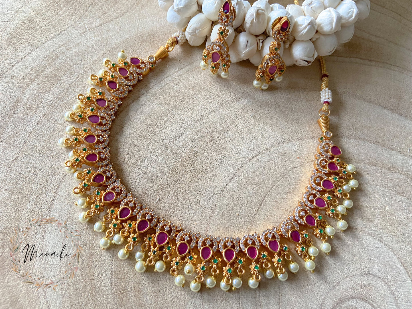 OLG- RUBY GREEN WHITE SET