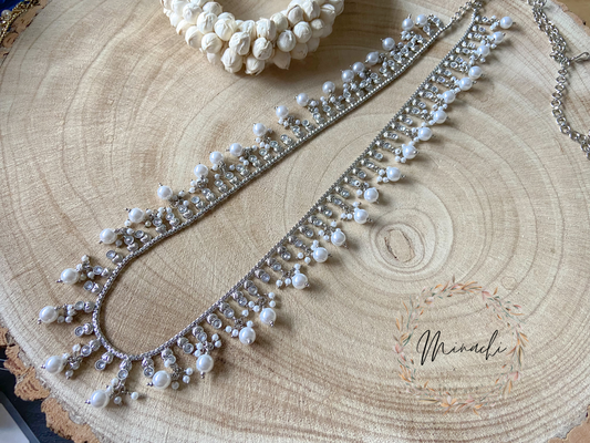 WHITE SILVER WAIST CHAIN