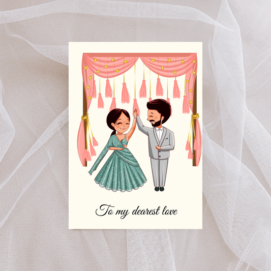 To my dearest love | I love you | A6 card | Greeting card | Wedding| Birthday |Anniversary