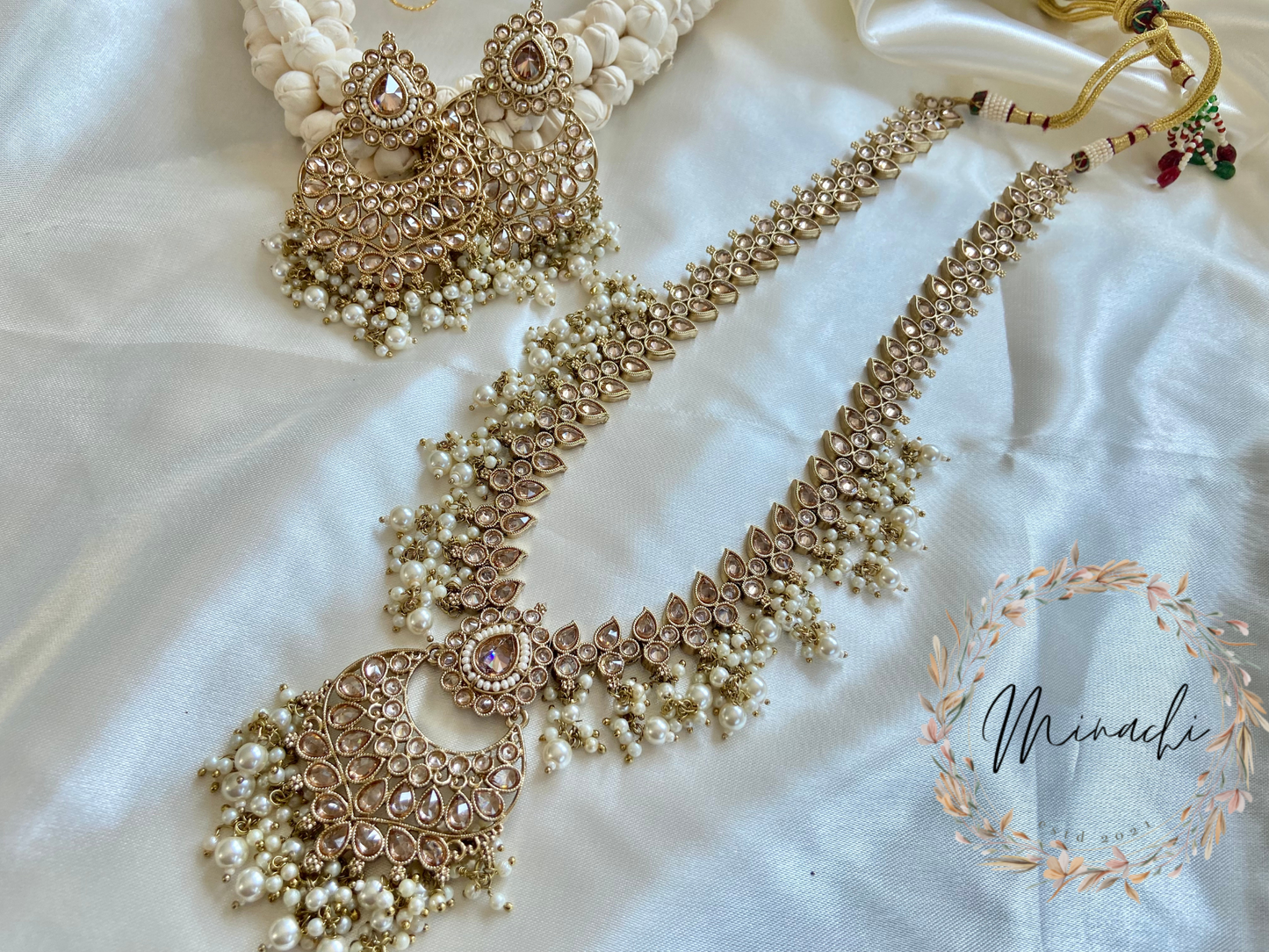 PEARL LONG NECKLACE SET