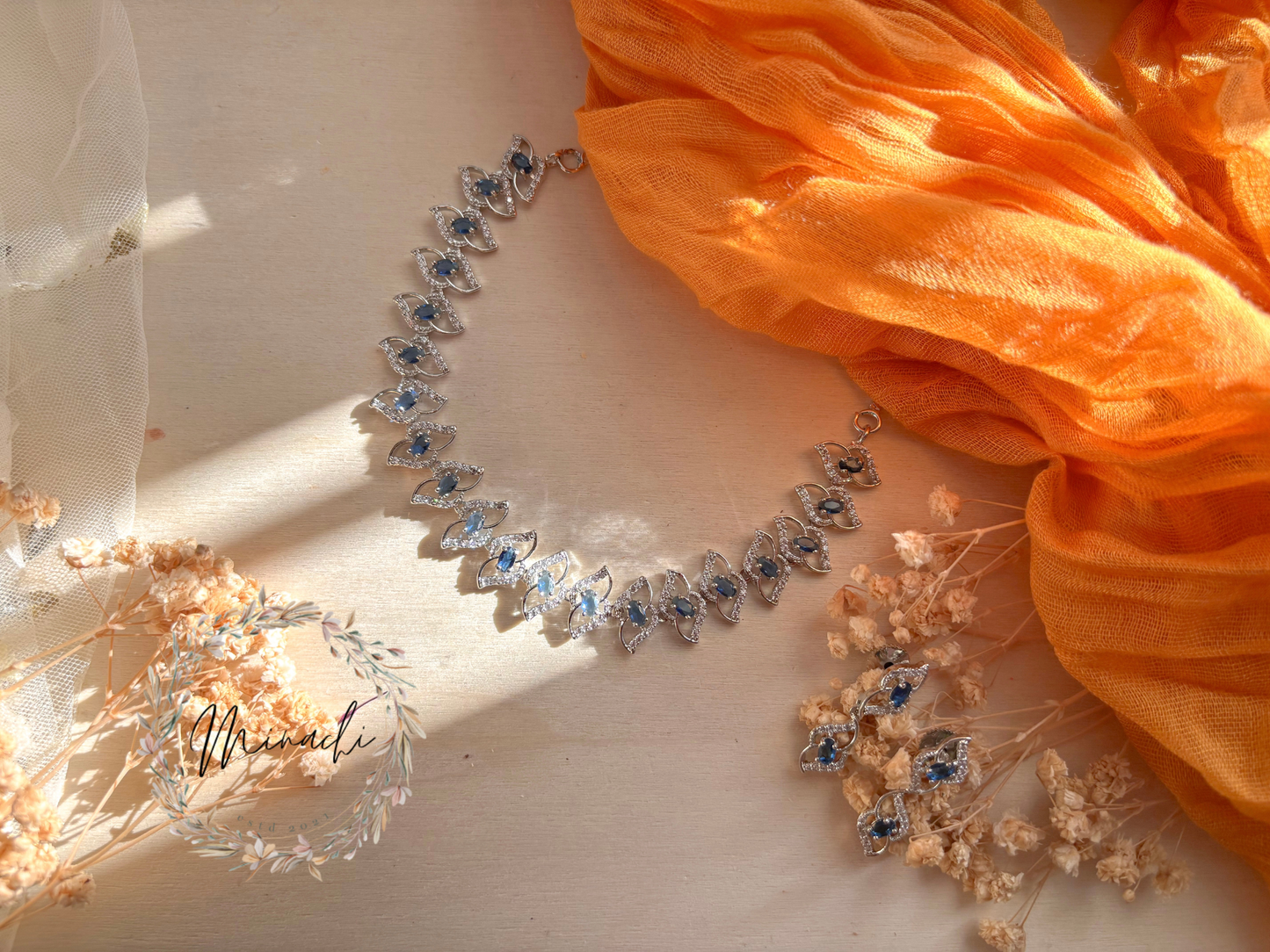 AD BLUE NECKLACE