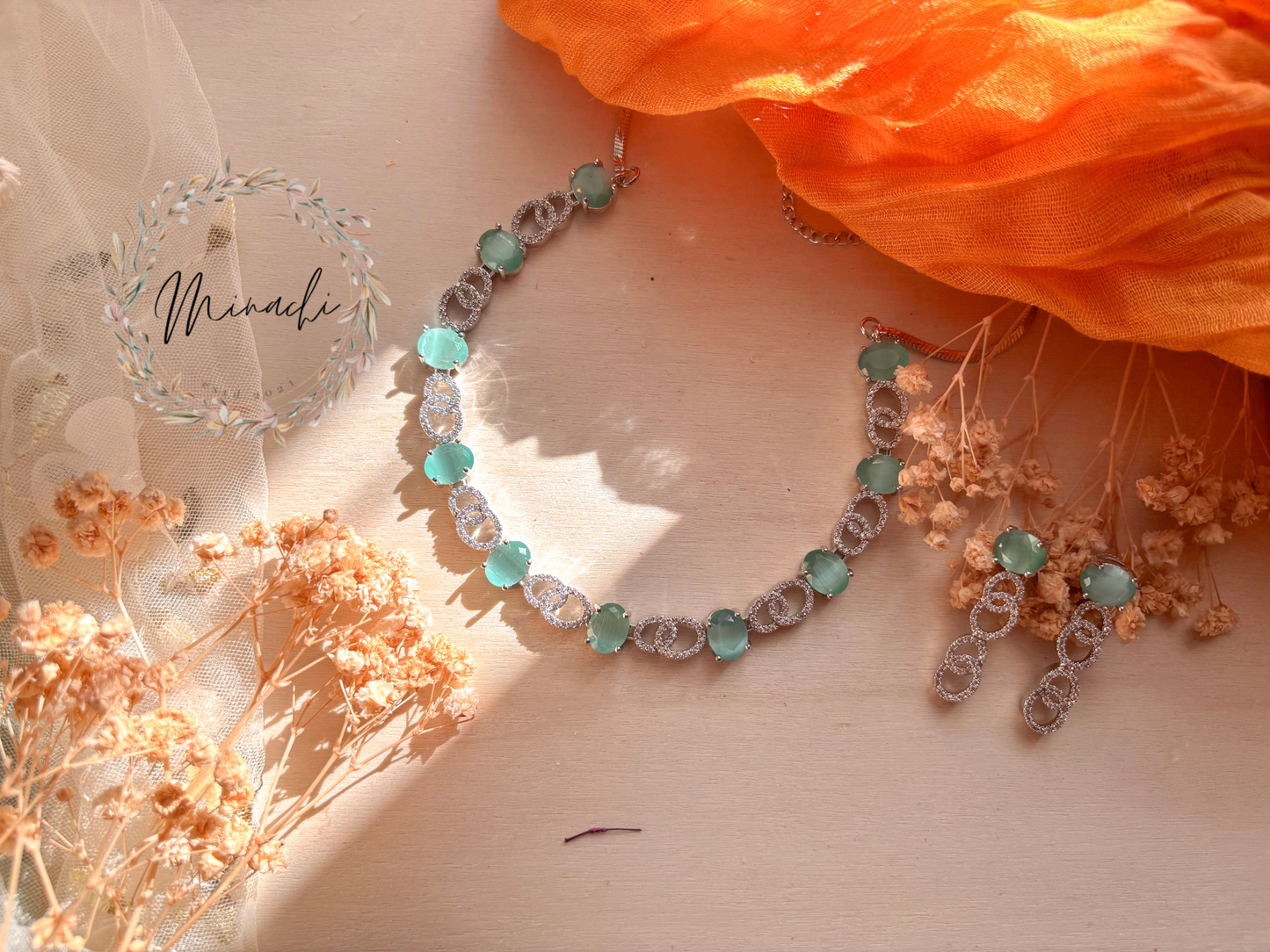 AD MINT GREEN NECKLACE