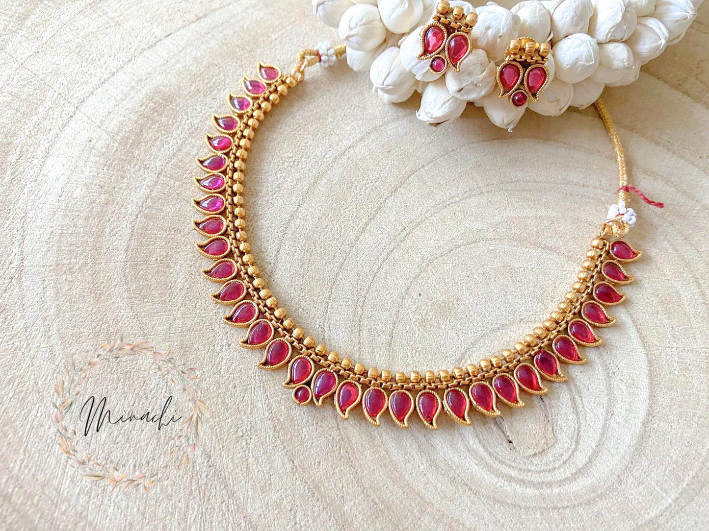 RUBY MANGO SHORT NECKLACE SET