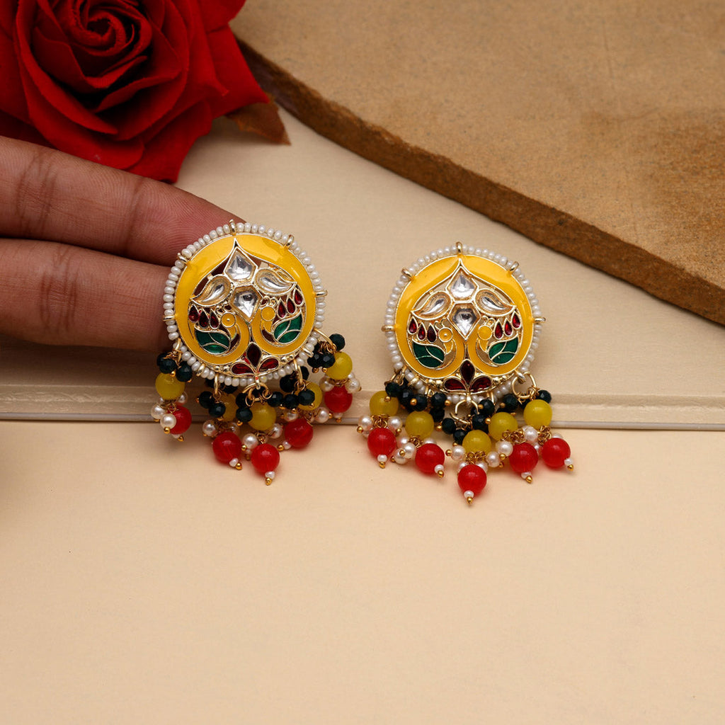 HEERA: MEENAKARI EARRINGS