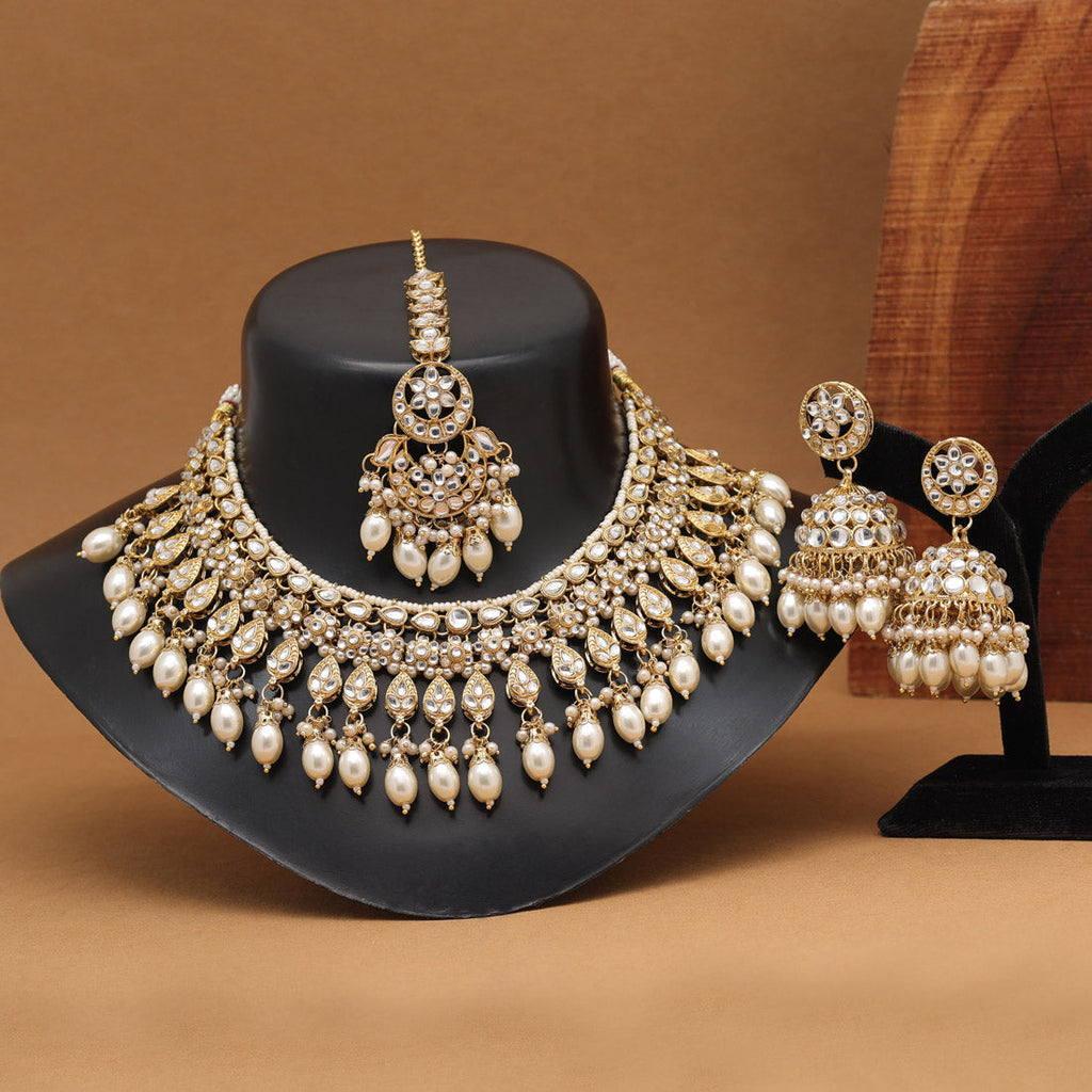 HEERA : PEARL KUNDAN NECKLACE