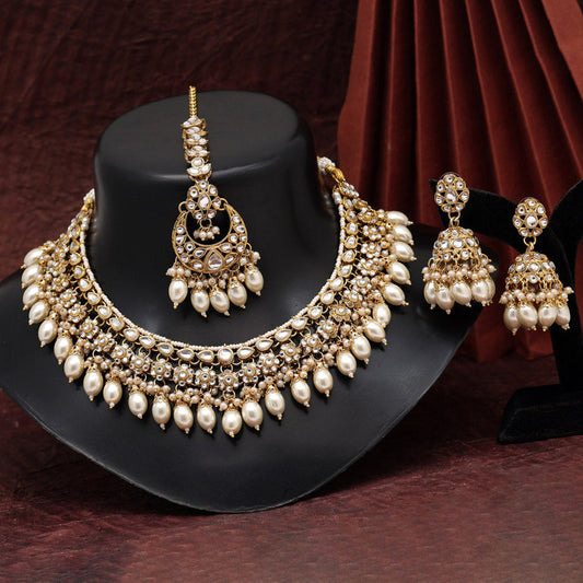 HEERA : PEARL KUNDAN NECKLACE