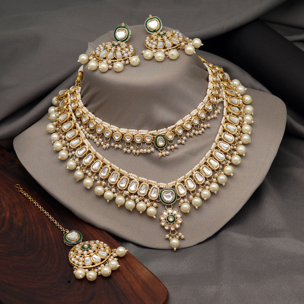 HEERA : PEARL KUNDAN NECKLACE