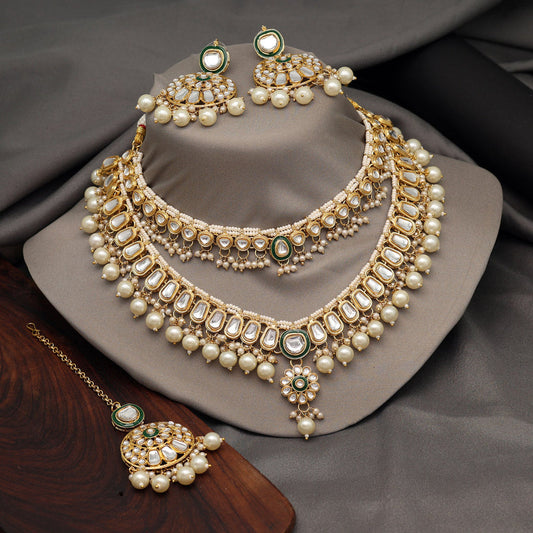 HEERA : PEARL KUNDAN NECKLACE