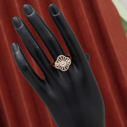 AMERICAN DIAMOND WHITE RING