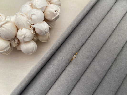 WHITE NOSE RING (PIERCED NOSE)