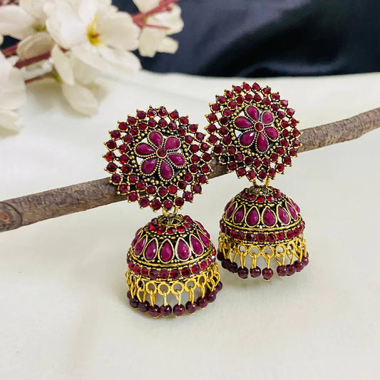 RANI PINK JHUMKA