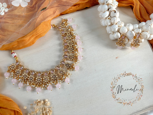 PINK ANTIQUE NECKLACE