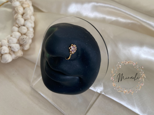 FLORAL NOSE RING