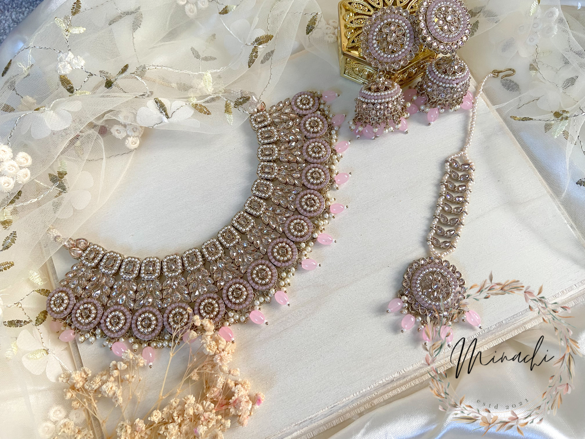 PINK BRIDAL FULL SET – Minachi