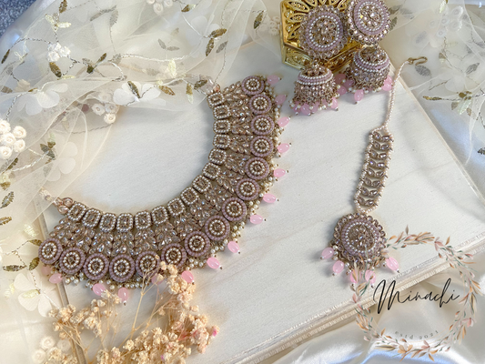 PINK BRIDAL FULL SET