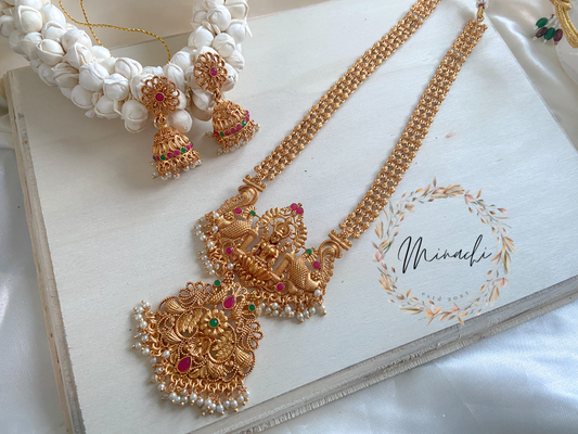 LAKSHMI PEARL LONG NECKLACE SET