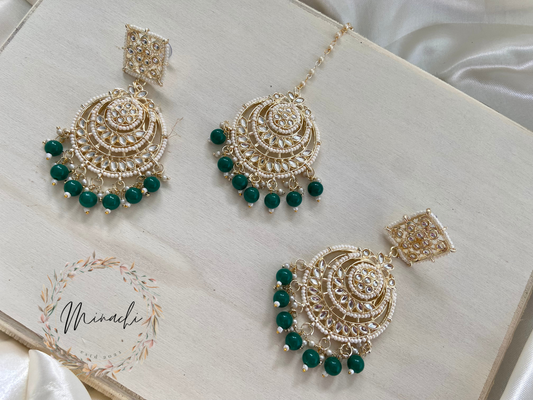 GREEN MAANG TIKKA SET