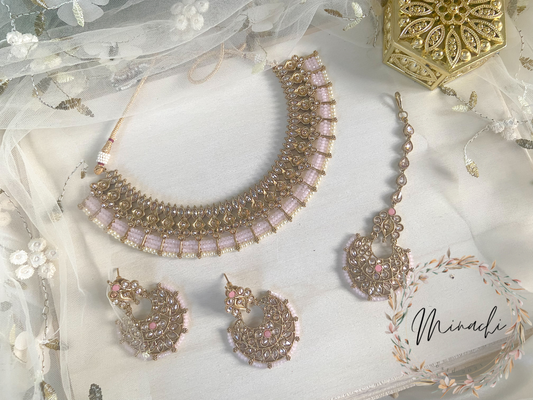 PINK NECKLACE SET