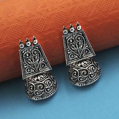 OXIDISED JHUMKA