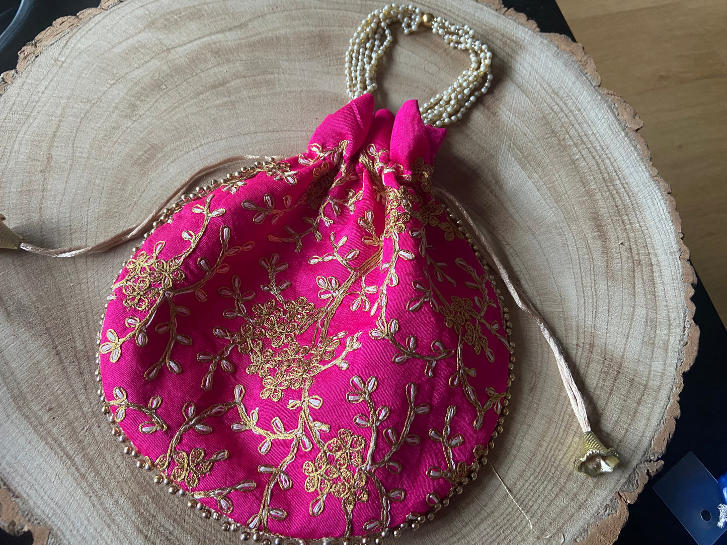 PINK POTLI BAGS