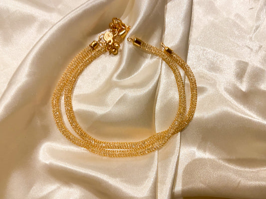 GOLD BELL SIMPLE ANKLET