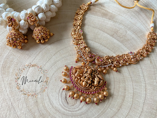 LAKSHMI RUBY NECKLACE SET