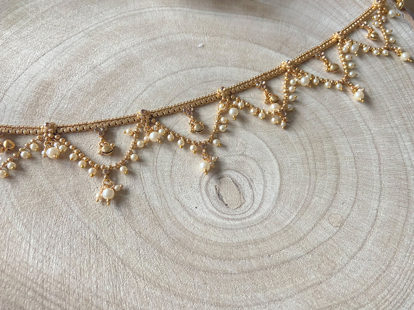 PEARL GOLDEN BELL WAIST CHAIN