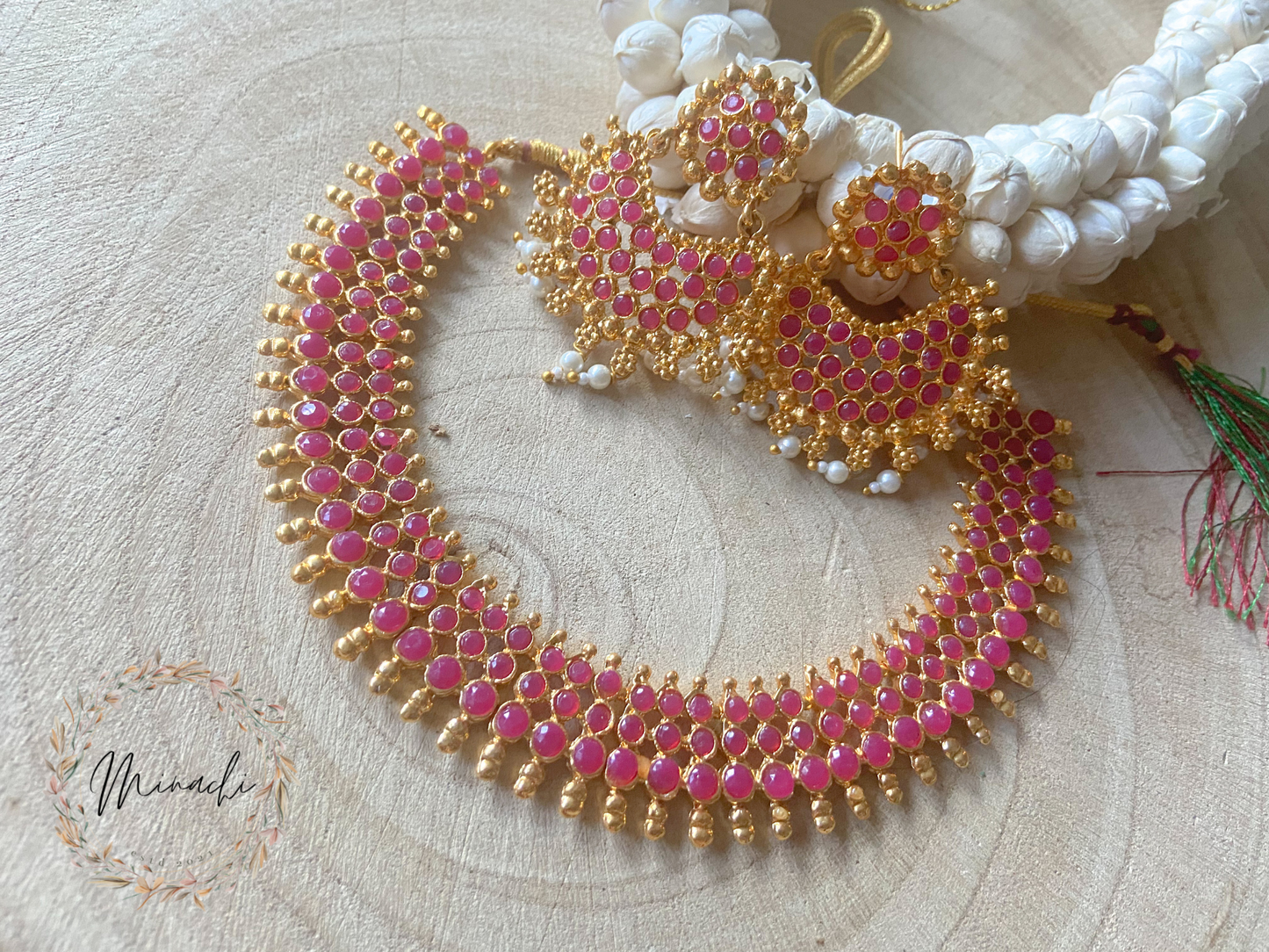 RUBY NECKLACE SET