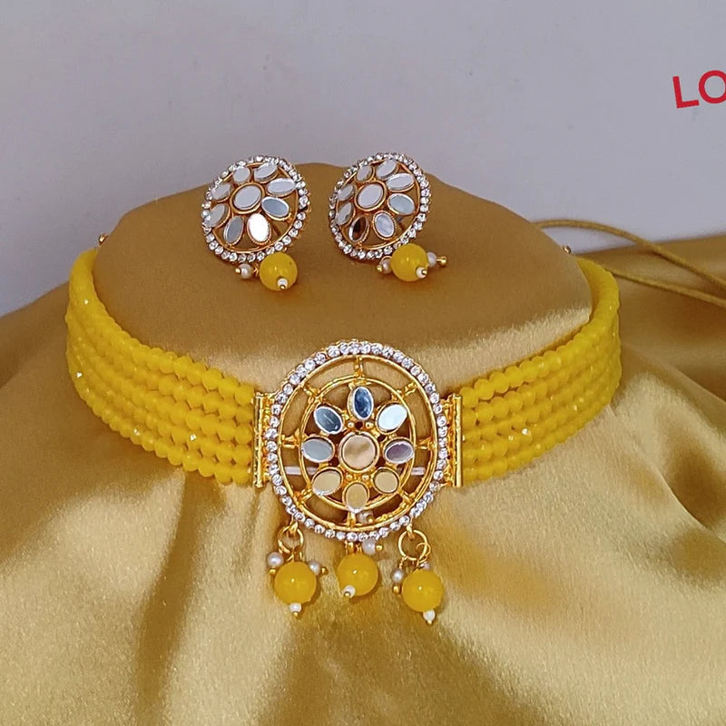 YELLOW CHOKER SET