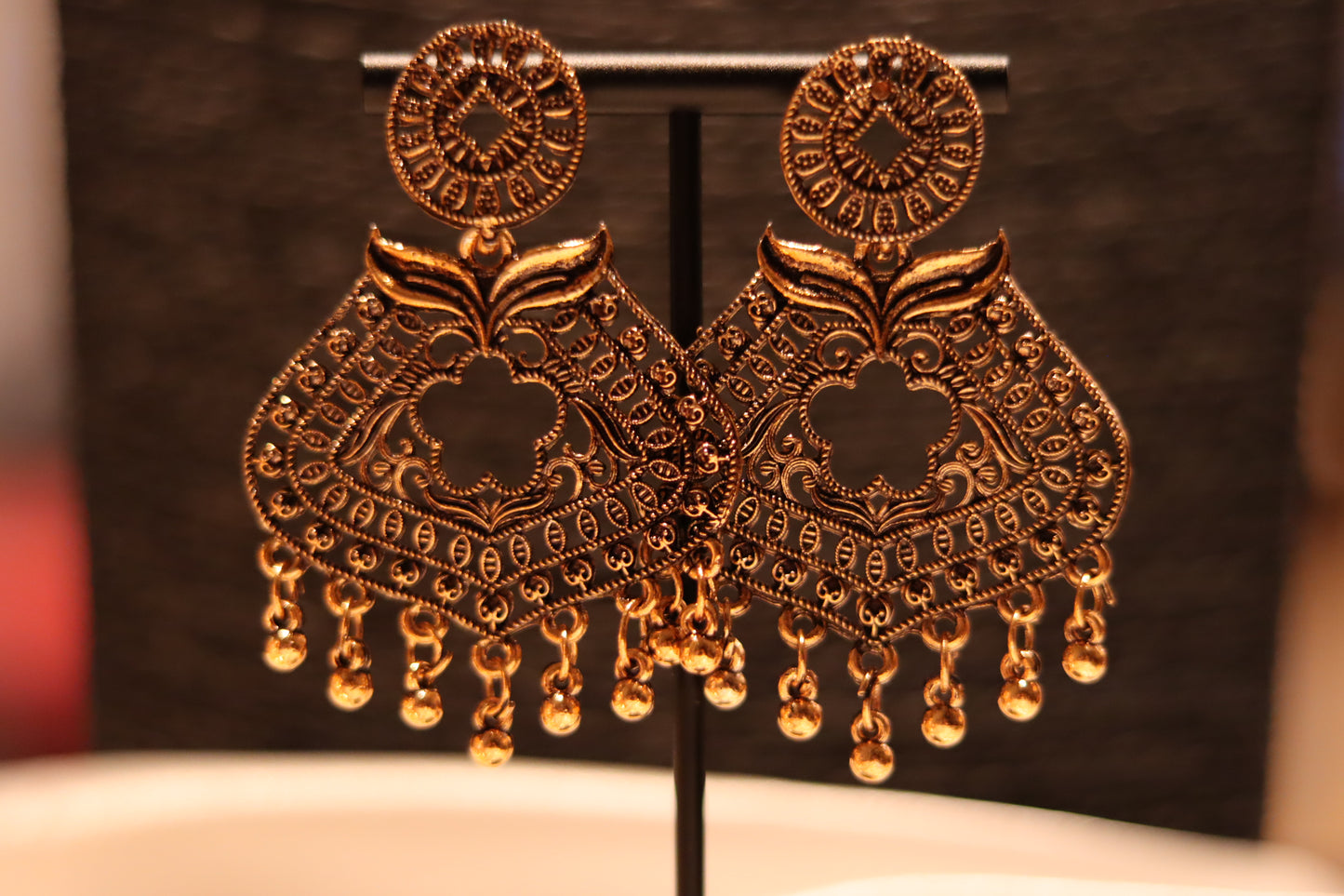 BLACK GOLD EARRINGS