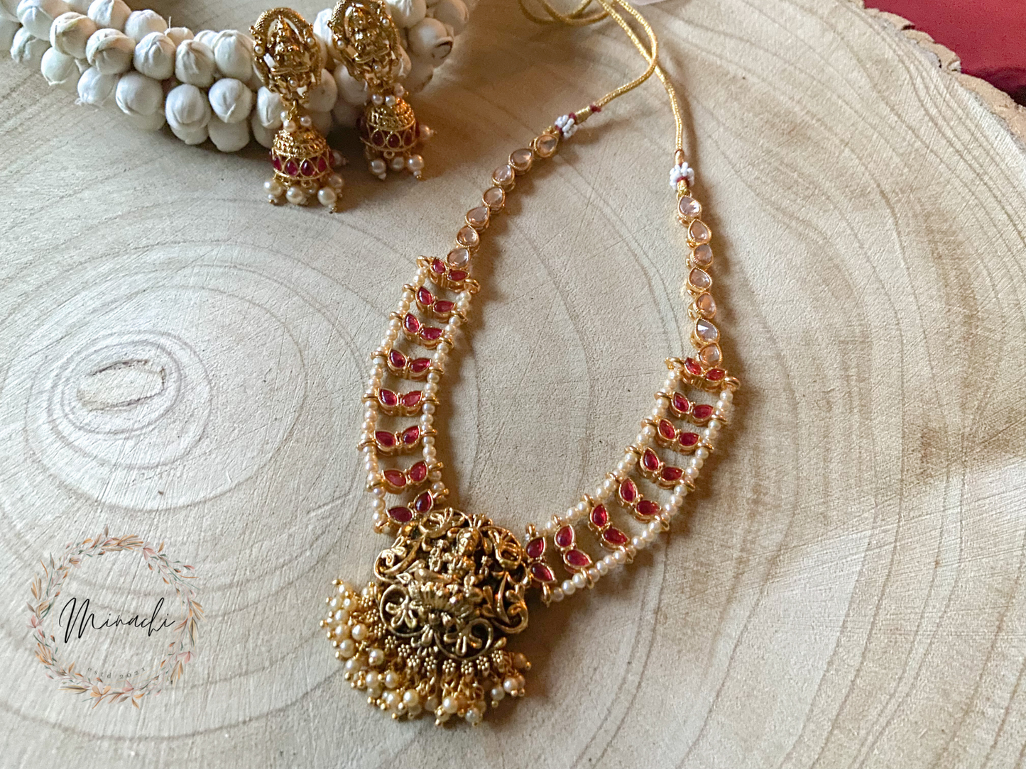 OLG- RUBY LAKSHMI LONG NECKLACE