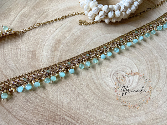 SKY BLUE WAIST CHAIN