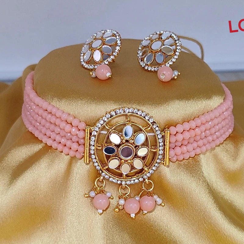 PINK CHOKER SET